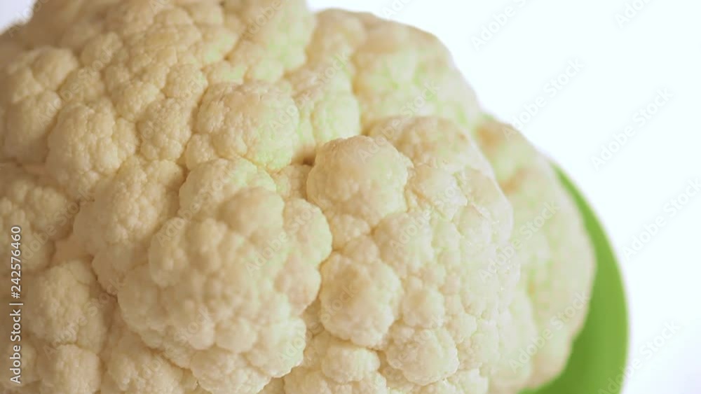 Cauliflower on a plate. Cauliflower on a plate.