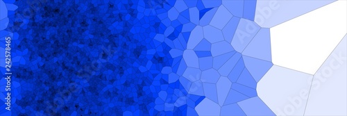 Stained glass colorful voronoi polygonal algorithm background, vector abstract. Irregular cells pattern. 2D Geometric shapes grid. Aspect Ratio 3:1