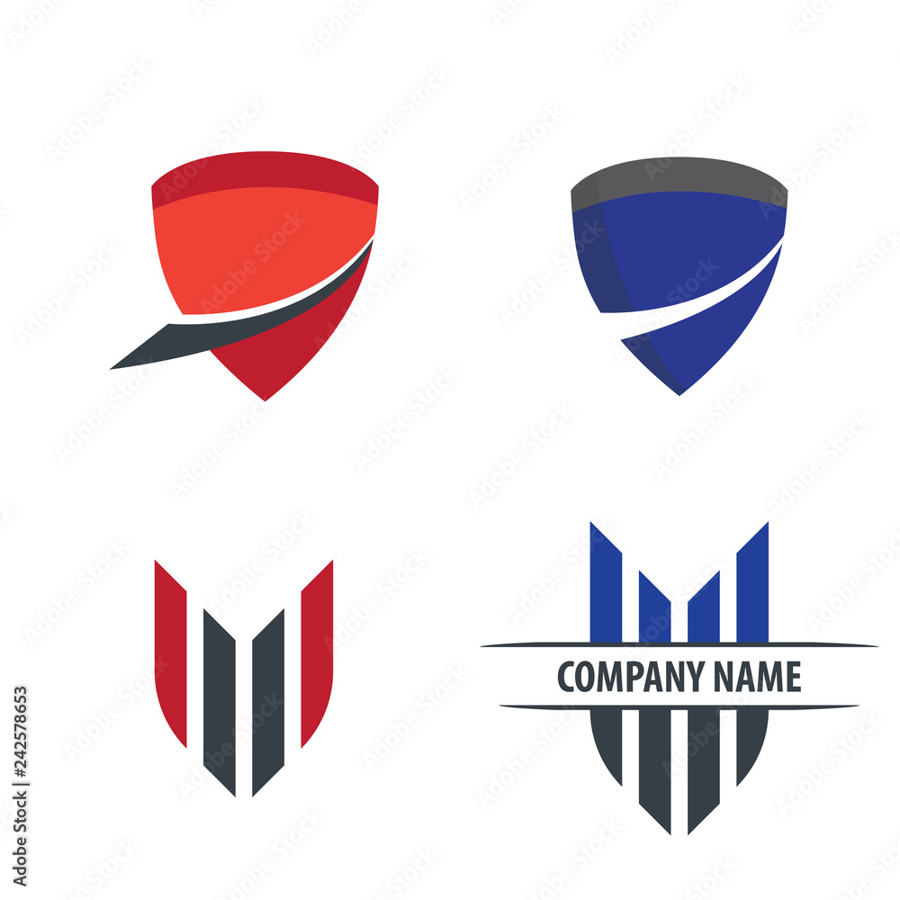 Security Company Logo Concept - Elements Security Company Logo Concept - Elements