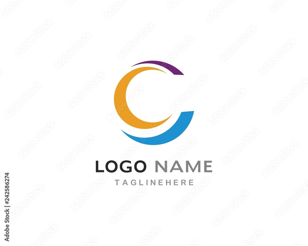 C Letter Logo Template C Letter Logo Template