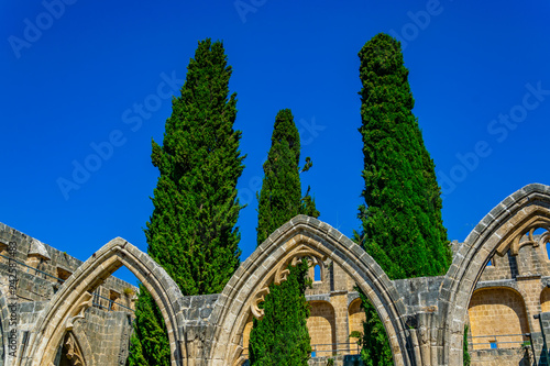 Bellapais abbey at Beylerbeyi village in Northern Cyprus photo