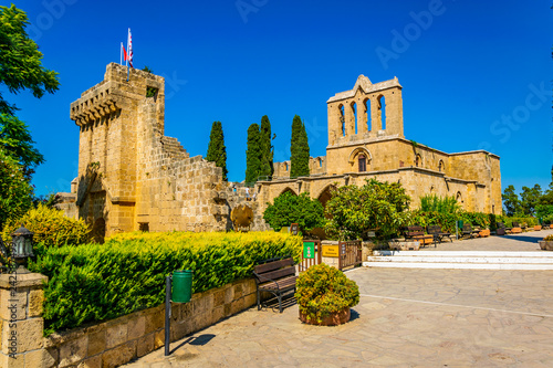 Bellapais abbey at Beylerbeyi village in Northern Cyprus photo