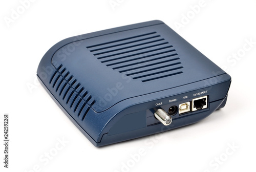 Obraz na płótnie Coax cable modem