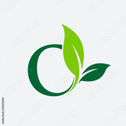 Letter O Leaf