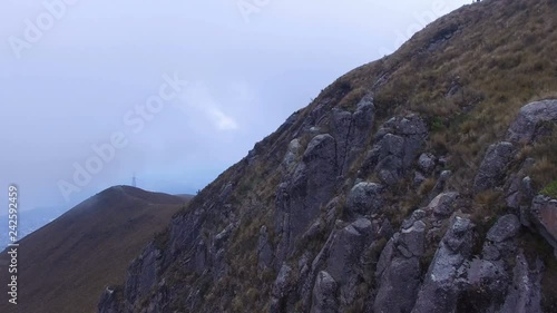 Rocky Ridge of Pichincha Volcano