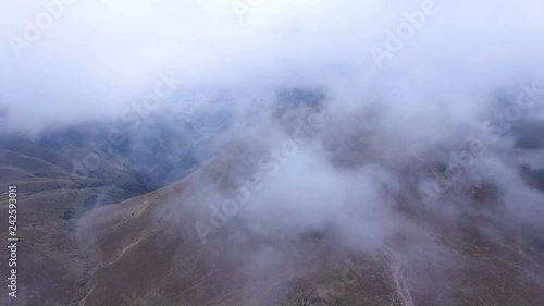 Mist and Clouds on Pichincha Volcano
