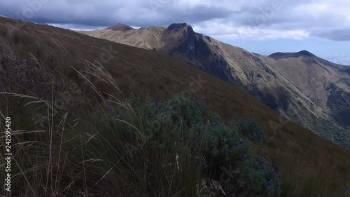 Lower part of Pichincha Volcano