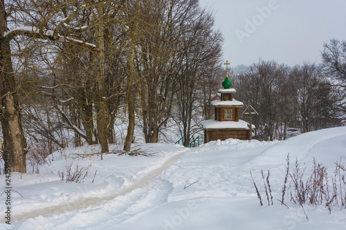 The Holy Spring of St. Nicholas the Wonderworker in the city of Tutaev, Yaroslavl Region. photo