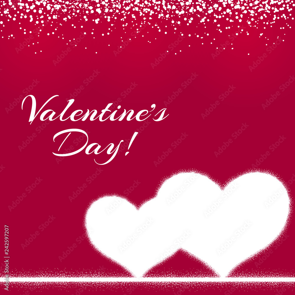 Creative abstract background with a heart and tinsel. Retro style. Holiday Valentine's Day, weddings, dates. You can use it as a greeting card, poster, flyer, invitation, poster, template. Vector. Creative abstract background with a heart and tinsel. Retro style. Holiday Valentine's Day, weddings, dates. You can use it as a greeting card, poster, flyer, invitation, poster, template. Vector.