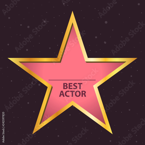 Best Actor Famous People Star Symbol