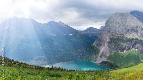 Fototapeta Naklejka Na Ścianę i Meble -  Glacier National Park panorama