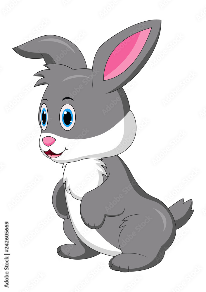 Cute rabbit cartoon Cute rabbit cartoon