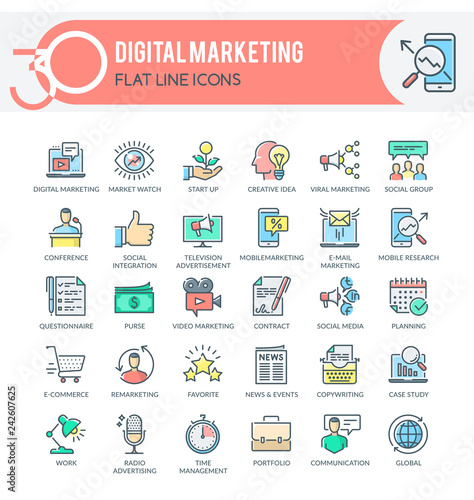 Digital Marketing Icons