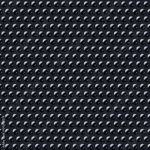 Metallic circle texture