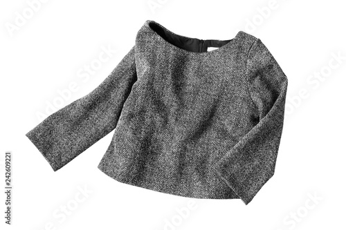 Tweed shirt isolated