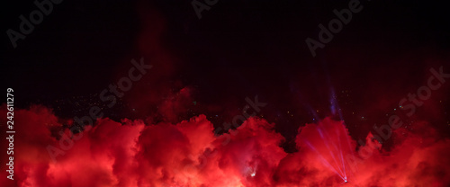  red night clouds background