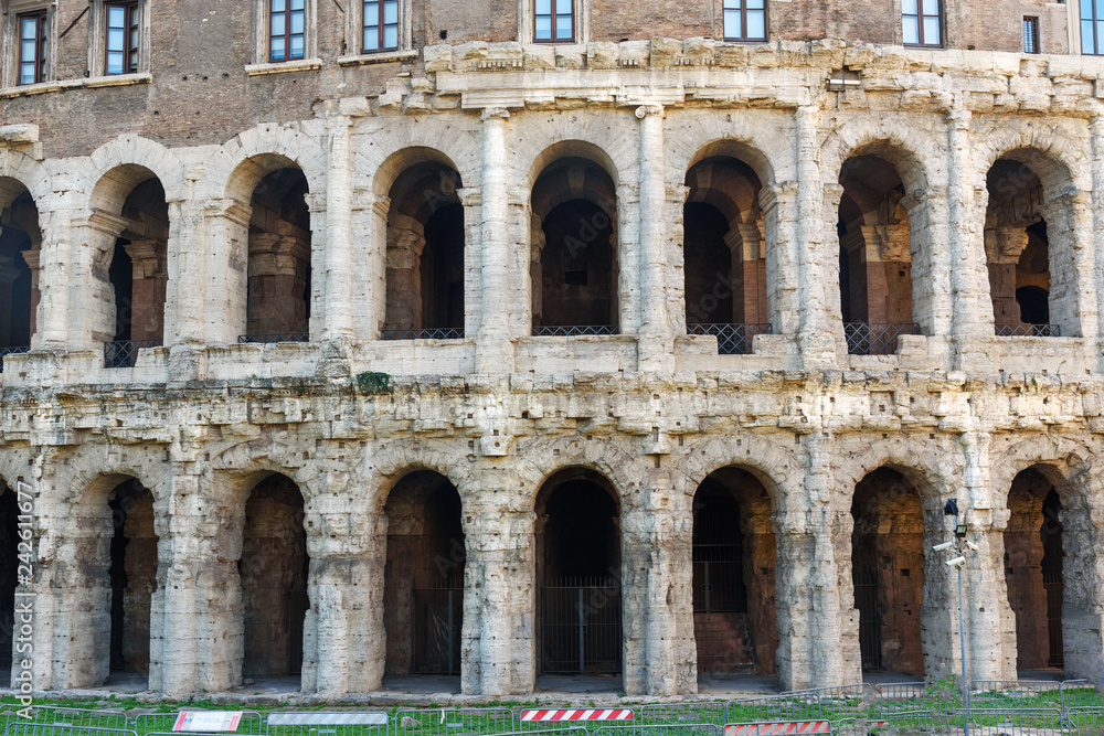 Ancient roman Theatre of Marcellus, Teatro di Marcello. Rome. Italy