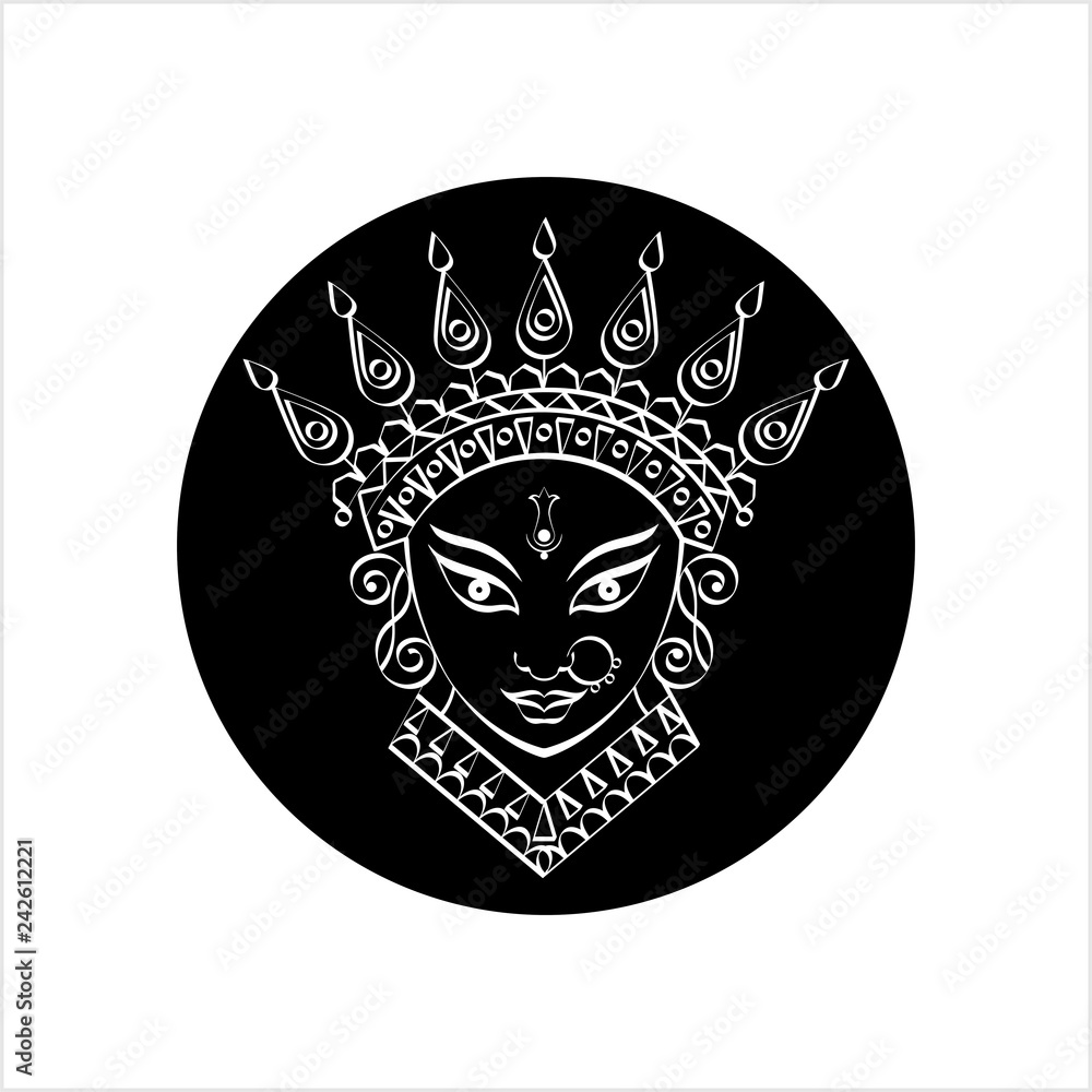 Durga Goddess Of Power, Divine Mother Of The Universe Design Durga Goddess Of Power, Divine Mother Of The Universe Design