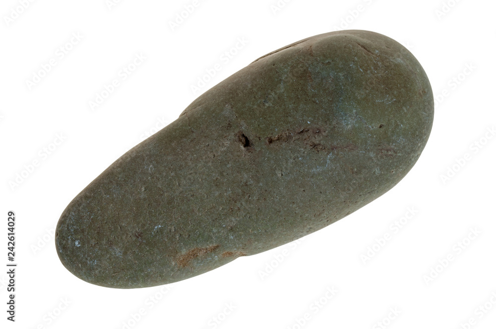 Single stone pebble isolated Single stone pebble isolated