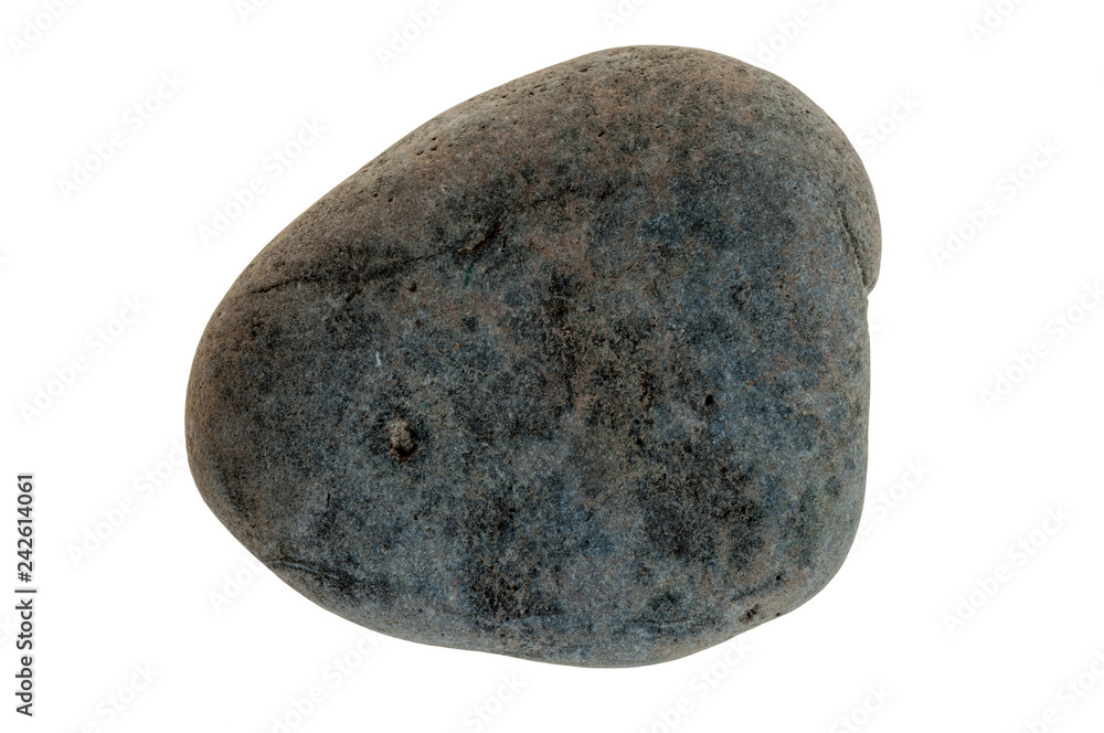 Single stone pebble isolated Single stone pebble isolated