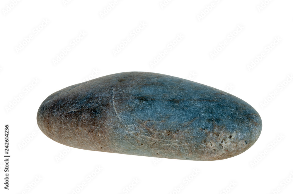 Single stone pebble isolated Single stone pebble isolated