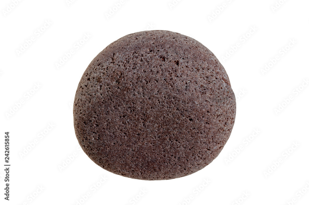 Single stone pebble isolated Single stone pebble isolated