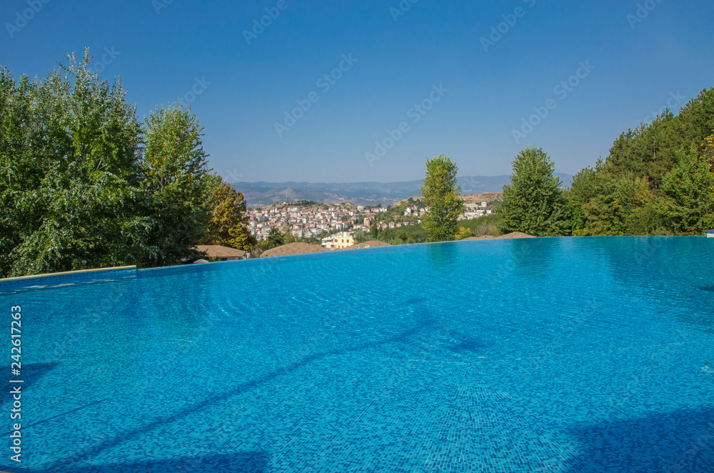Sandanski city, Bulgaria - pool scene