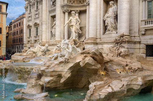 Fontana di Trevi or Trevi Fountain. Rome. Italy