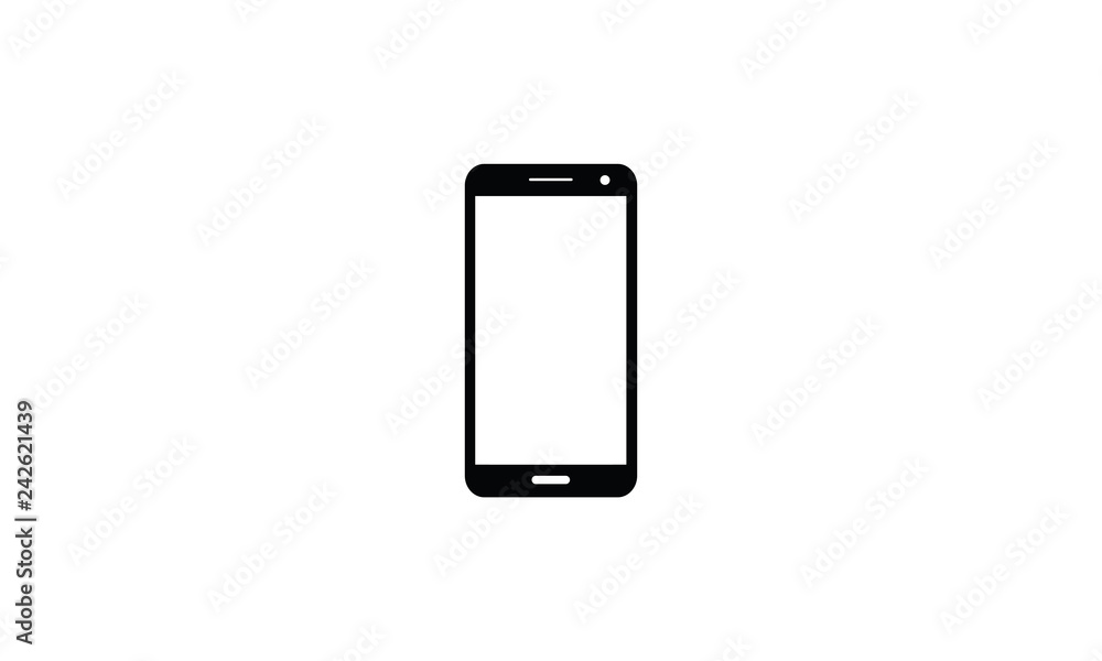 Cell phone symbol mobile telephone icon smart Stock Vector | Adobe Stock
