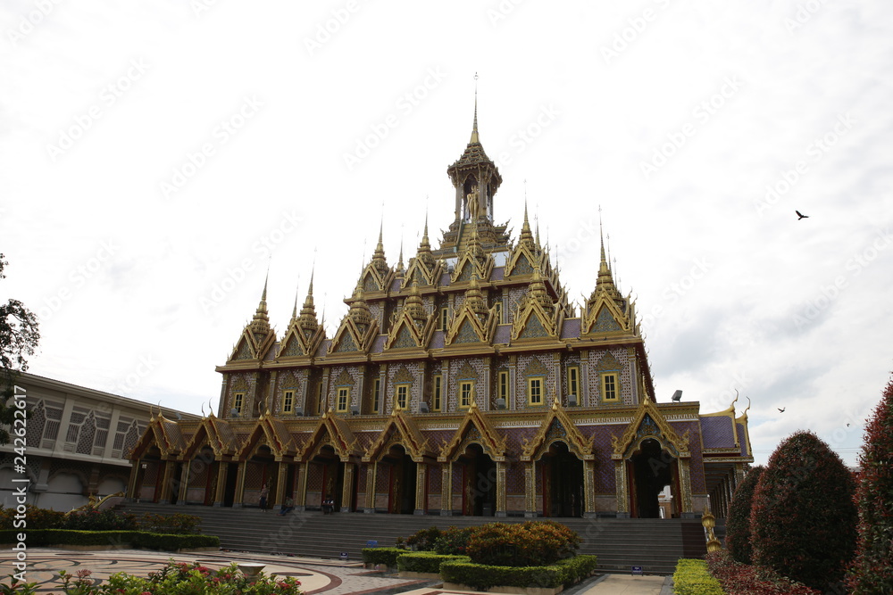 Naklejka premium Temple in Uthai Thani, Thailand