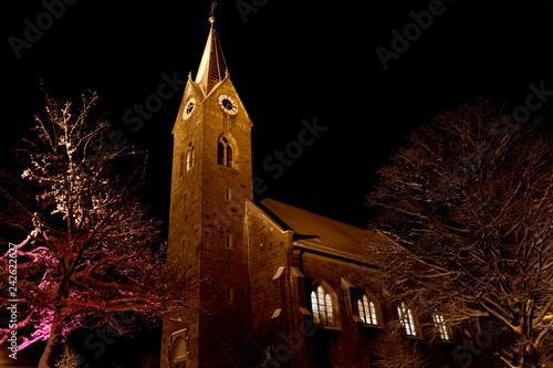 neuschonau church in bavarian forest photo