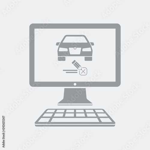 Automotive contract online © Myvector