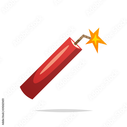 Dynamite vector isolated