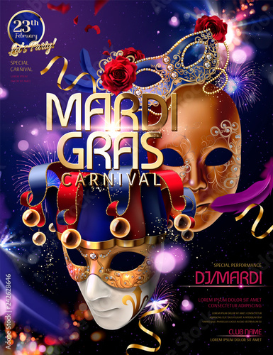 Mardi gras carnival design