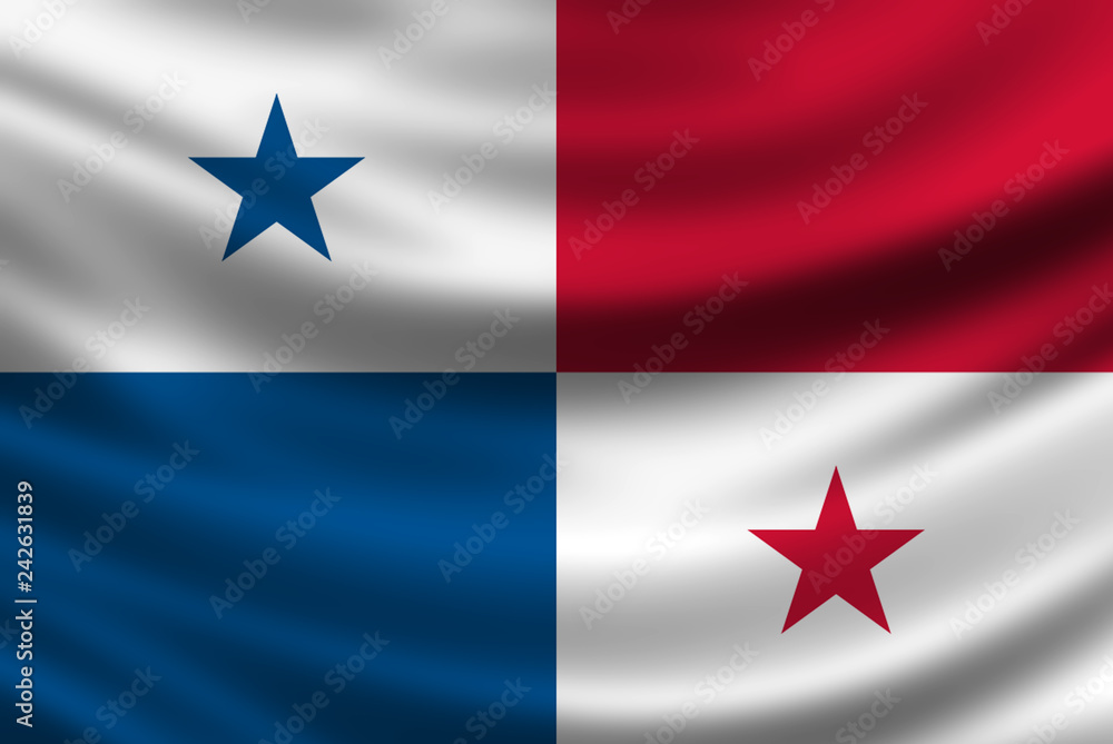 The flag of Panama in the Americas