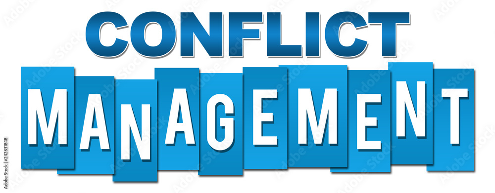 Conflict Management Blue Professional 