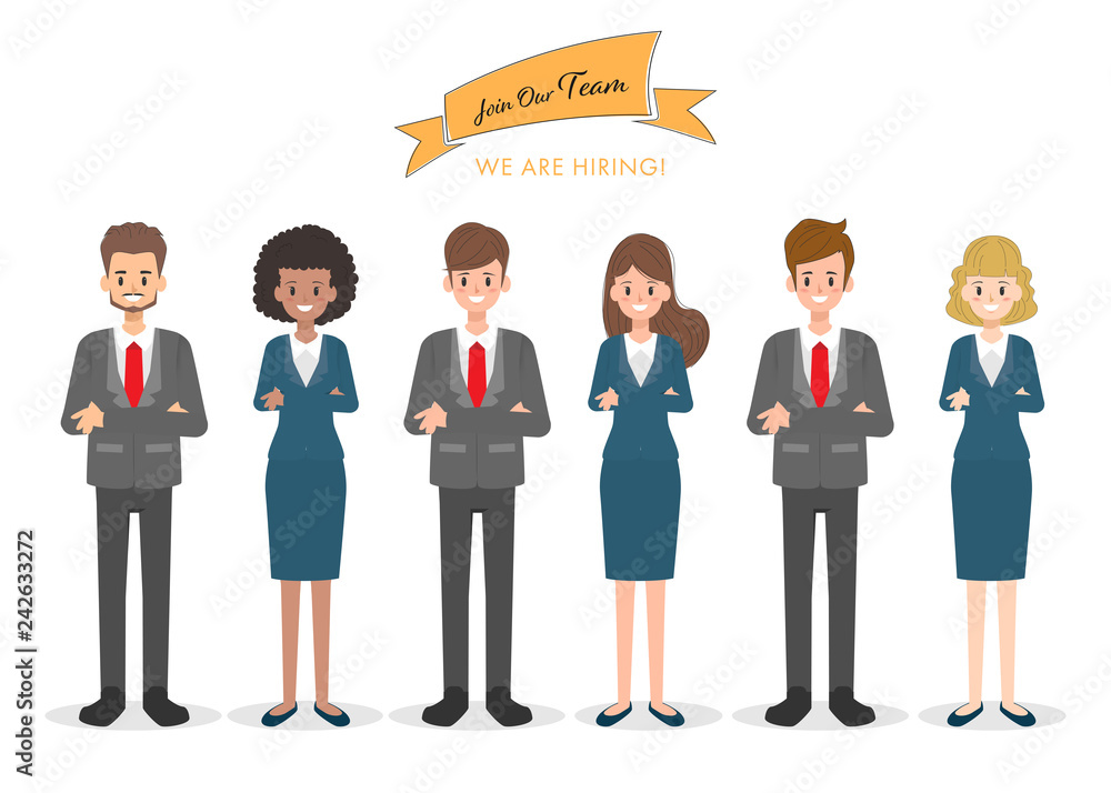 International character people in office job. Teamwork in organization concept. International character people in office job. Teamwork in organization concept.