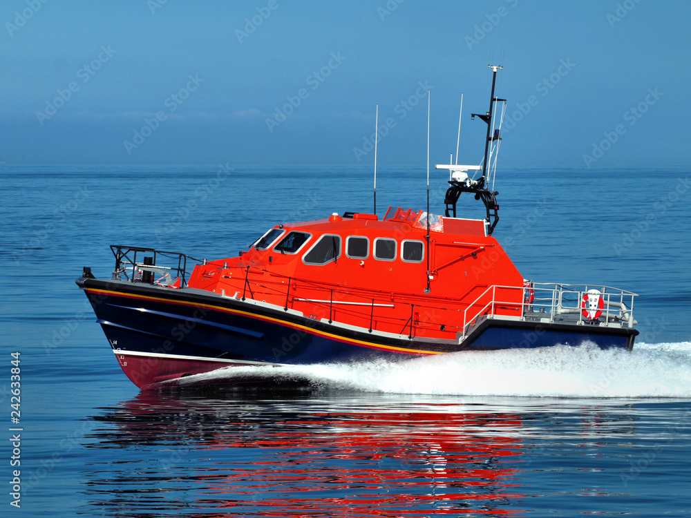 Search and Rescue Craft at Speed. Search and Rescue Craft at Speed.