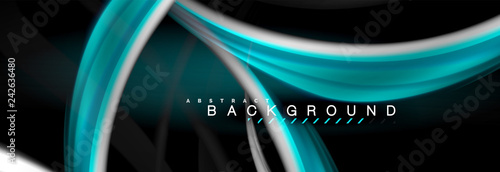 Blurred fluid colors background, abstract waves lines, mixing colours with light effects on light backdrop. Vector artistic illustration for presentation, app wallpaper, banner or posters