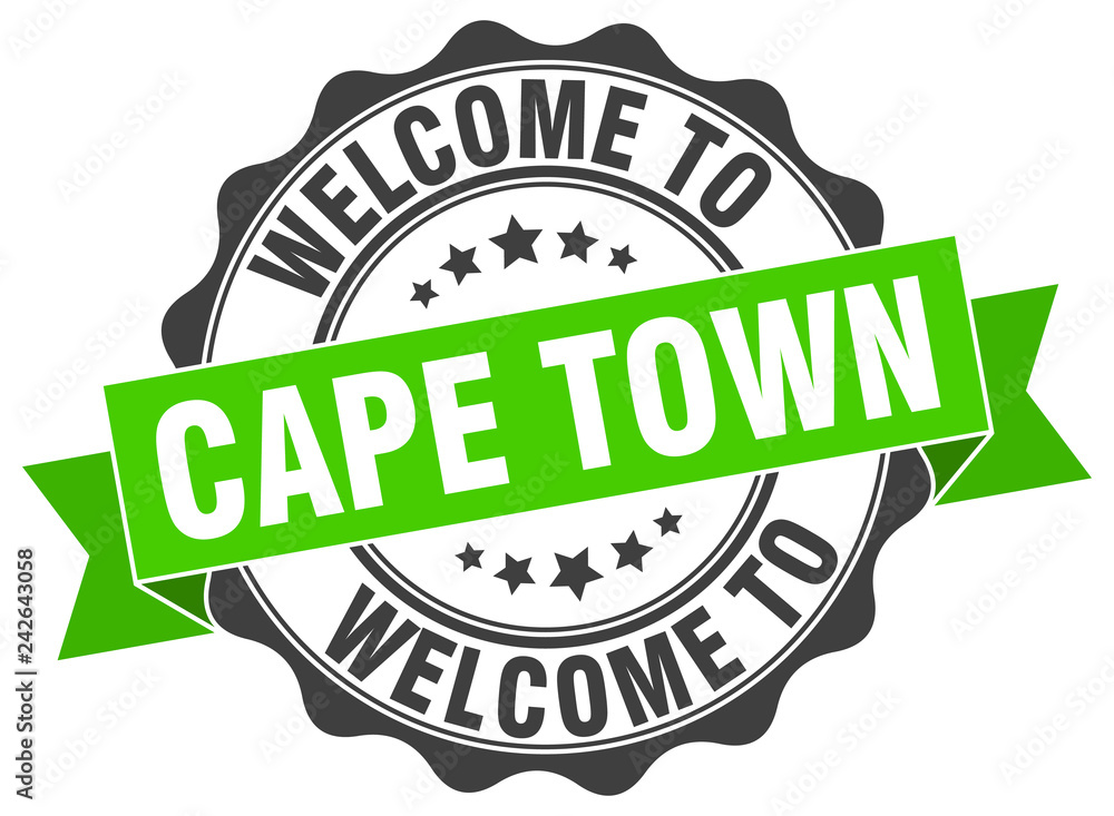 Cape Town round ribbon seal Cape Town round ribbon seal