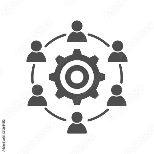 Fotografija Development interacting communication meeting icon