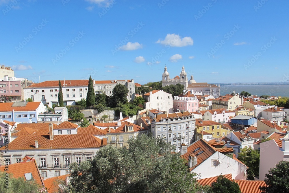 view of the city Lisbon