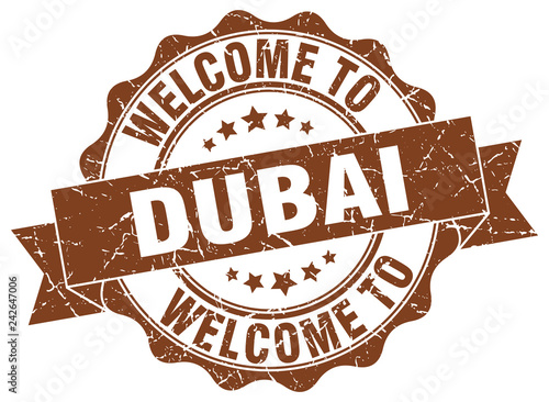 Dubai round ribbon seal