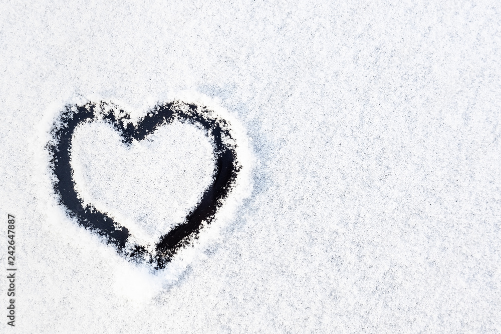 heart texture snow car heart texture snow car