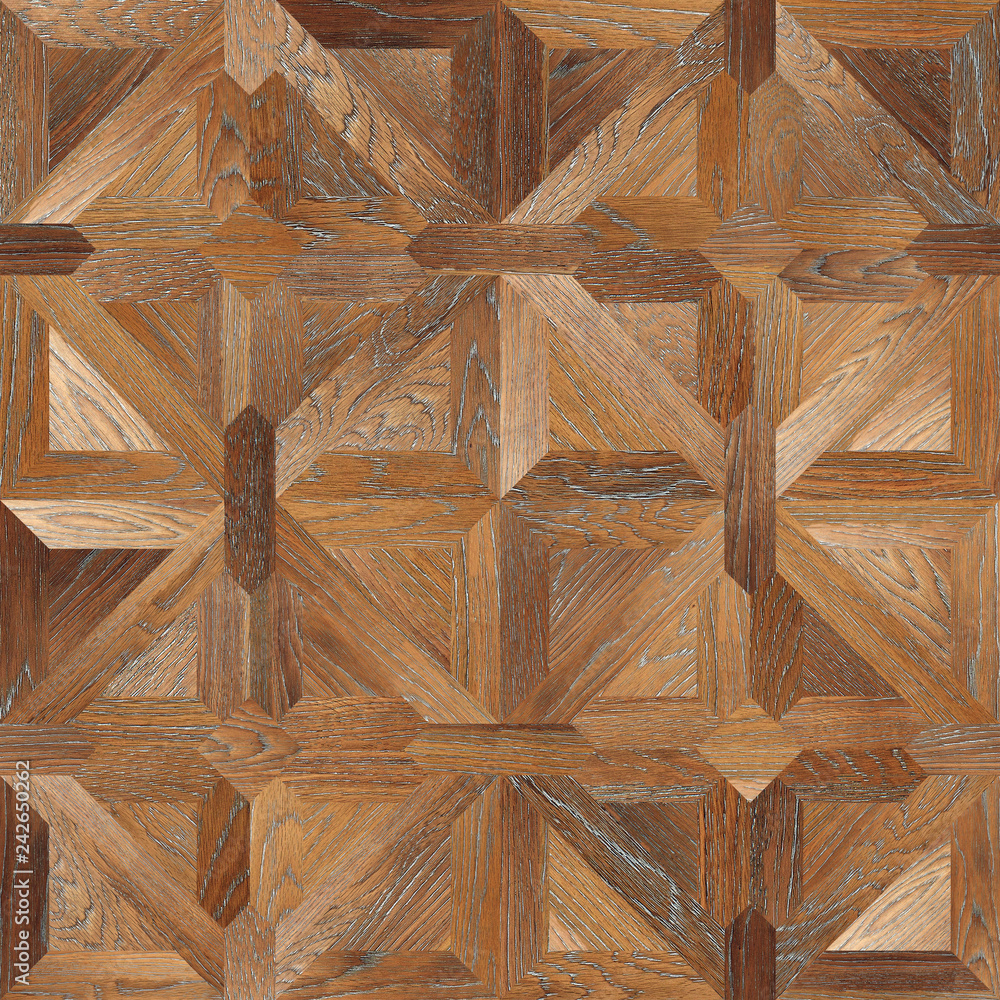 Classic pattern parquet of natural wood seamless texture Classic pattern parquet of natural wood seamless texture