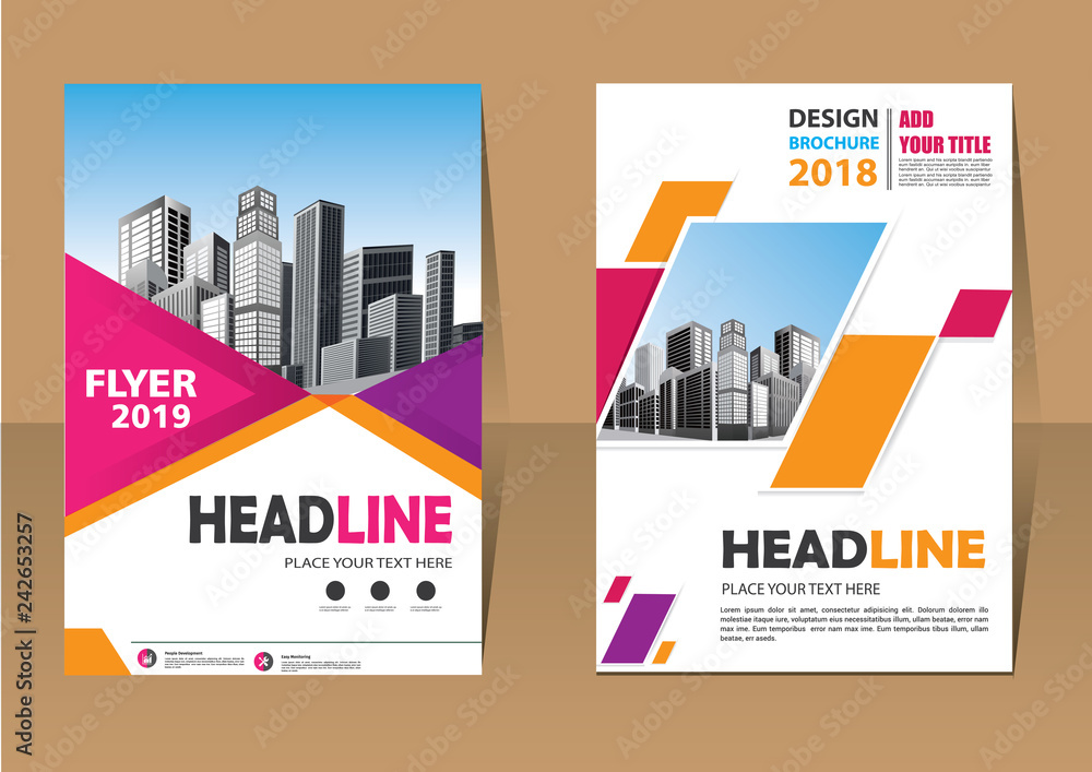 Business abstract vector template. Brochure design, cover modern layout, annual report, poster, flyer in A4 with colorful triangles, geometric shapes for tech, science, market with light background Business abstract vector template. Brochure design, cover modern layout, annual report, poster, flyer in A4 with colorful triangles, geometric shapes for tech, science, market with light background