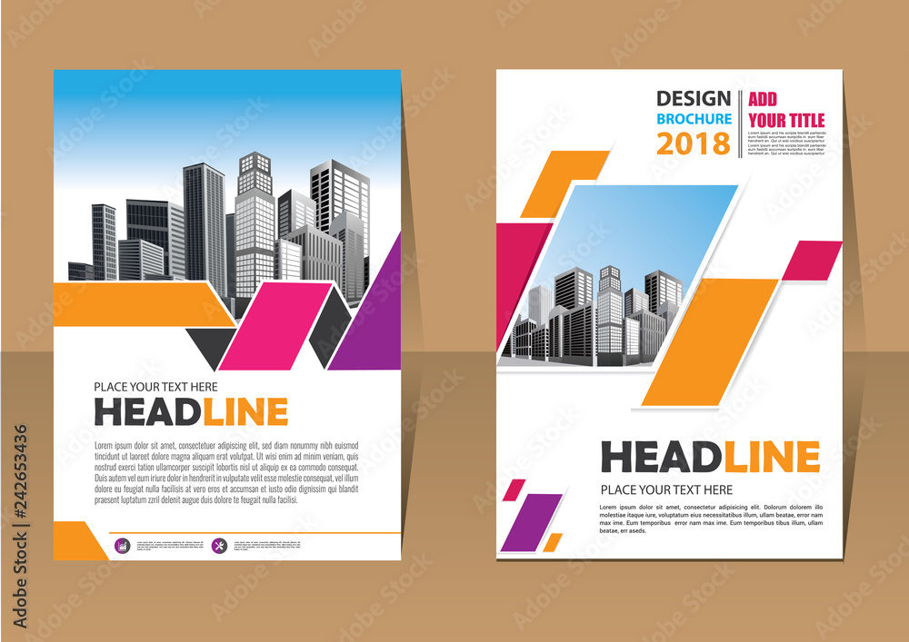Business abstract vector template. Brochure design, cover modern layout, annual report, poster, flyer in A4 with colorful triangles, geometric shapes for tech, science, market with light background Business abstract vector template. Brochure design, cover modern layout, annual report, poster, flyer in A4 with colorful triangles, geometric shapes for tech, science, market with light background