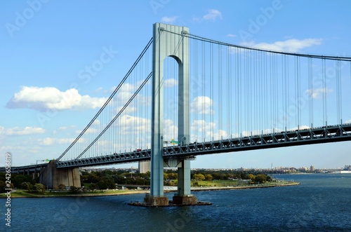 Verrazzano Bridge over New York Bay