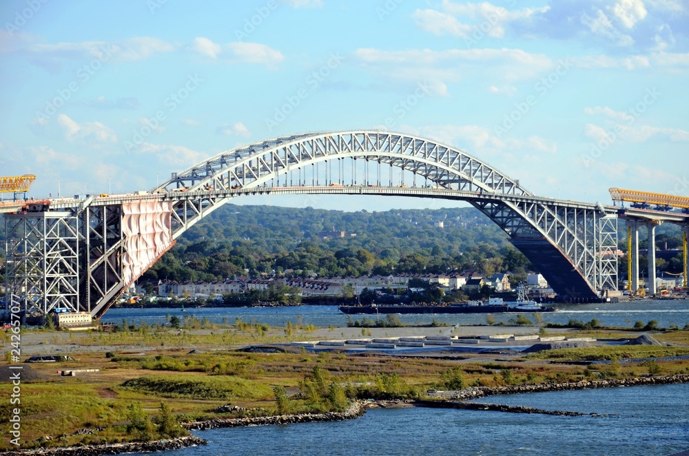 Bayonne Bridge in Newark near New York