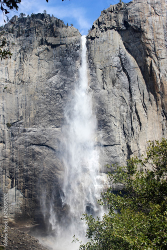 langer Wasserfall